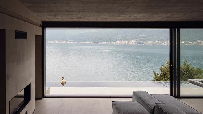 Lorenzo Guzzini Designs The Villa Molli with Exceptional 180 Degree Lake Views