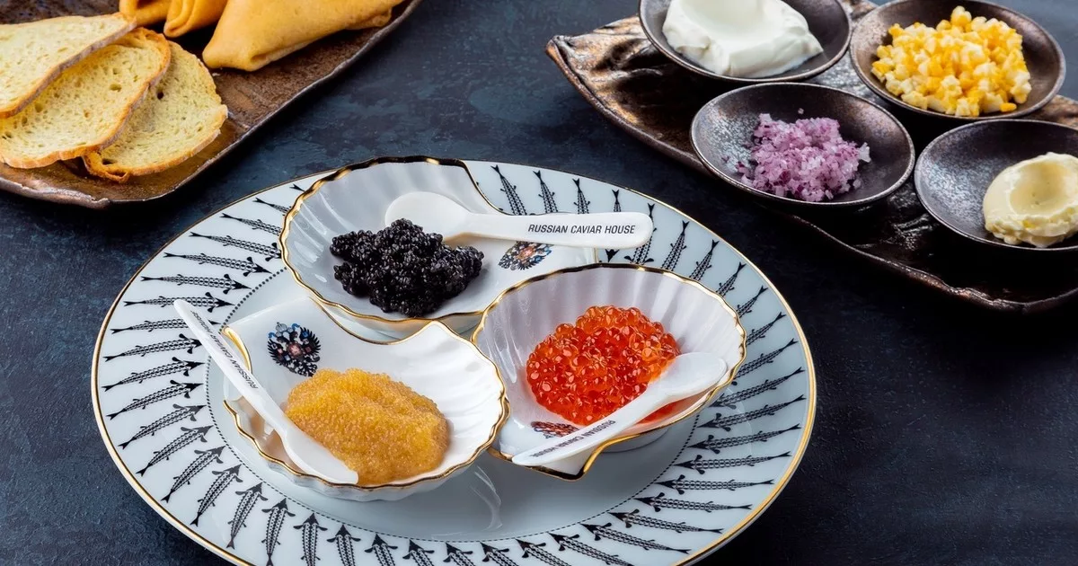 caviar tasting at home