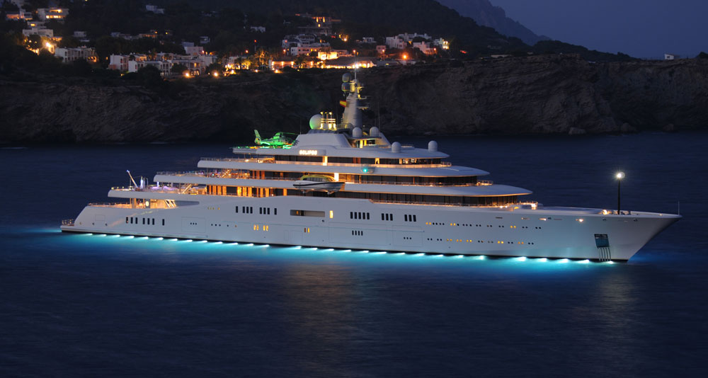 Eclipse, the Superyacht- Home of Luxury and Expensiveness