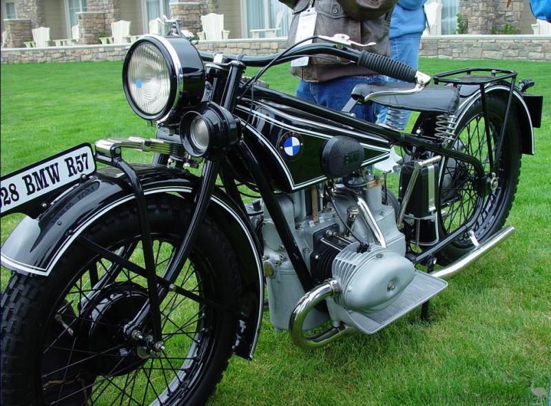 Rare 1928 BMW R57 Motorcycle