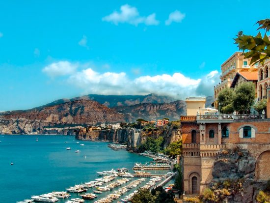 Capri-Rugged Landscape Upscale Hotels and Shopping
