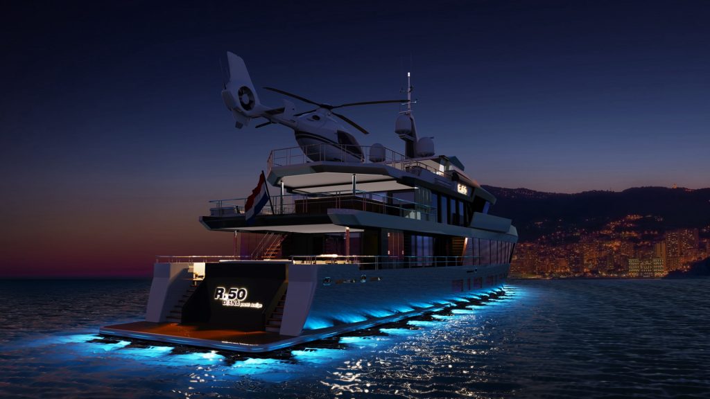 47m Diana R.50 concept superyacht